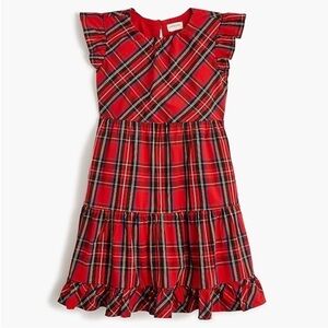 crewcuts christmas dress Christmas Tartan Red Green Long Sleeve Cotton Dress | Holiday Toddler Outfit | Winter Outfit